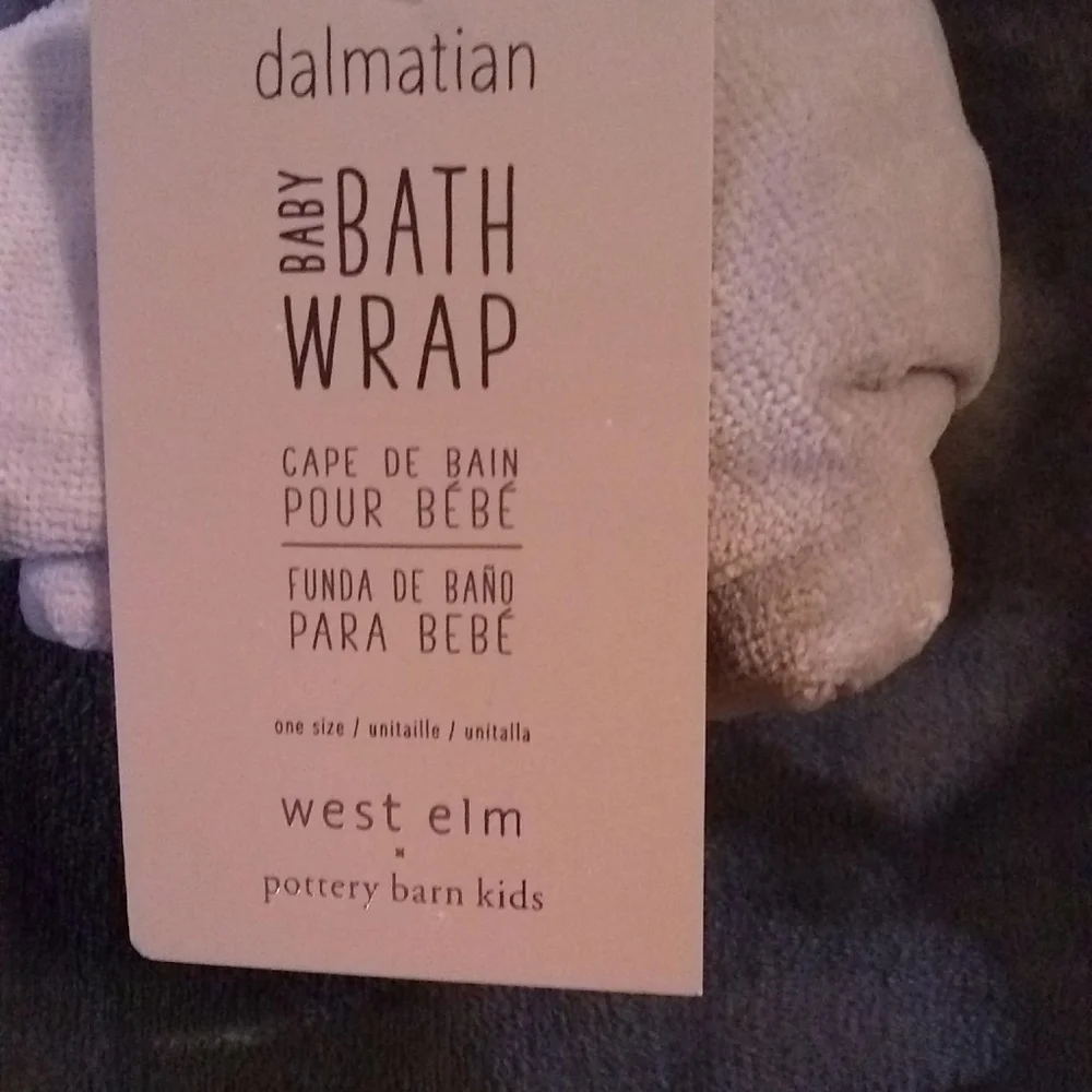 Dalmatian Baby Bath Wrap
